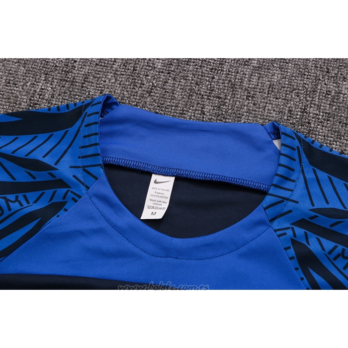 Chandal del Paises Bajos Manga Corta 2022-2023 Azul - Pantalon Corto